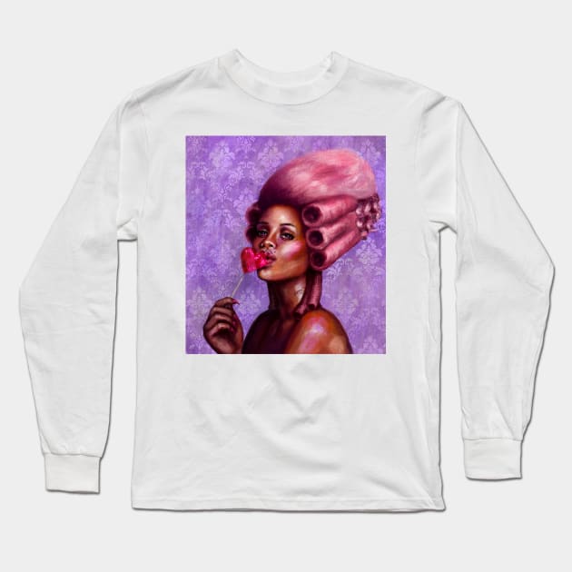 Yas, Queen, Madam Lolli in purple Long Sleeve T-Shirt by ArtInPi